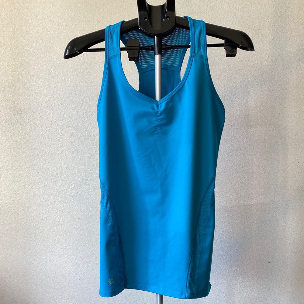 Athleta Bright Blue Racerback Tank Top Women’s Small